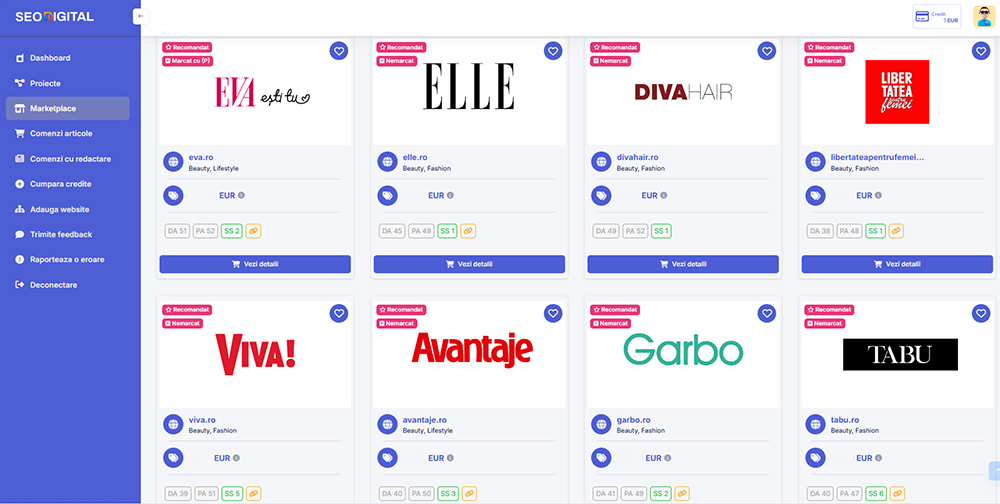  Publică Advertoriale prin platforma seodigital.ro 